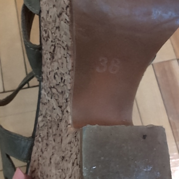 Jeffrey Campbell Platform Wedge Sandals Size 38 - Picture 8 of 9